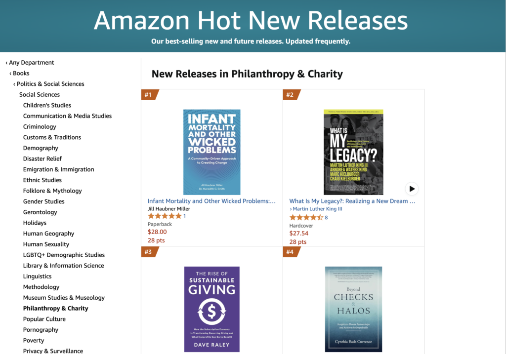 Infant Mortality and Other Wicked Problems book listed as an Amazon Hot New Release